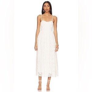 Karina Grimaldi Kaur Eyelet Dress